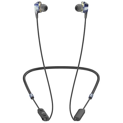 ALWUP Bluetooth Headphones, Wireless Neckband Dual Drivers Earphones