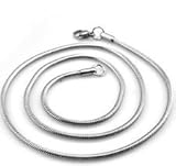 Women 1.5 MM Snake Chain Necklace - Stainless Steel