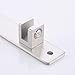KES Bathroom Lavatory Double Glass Shelf Wall Mount, Rustproof Brushed SUS304 Stainless Steel, BGS2202B-2