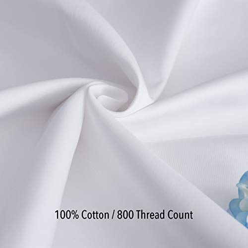 MoMA Premium Body Pillow Cover (100 Percent Cotton, 800 Thread Count) - XL High Thread Count Body Pillowcase - Luxury 21 x 54 Body Pillow Case - White Long Body Pillow Cover - Long Pillow Case - Thumbnail 4
