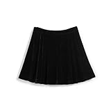 Zacoo Women's Retro Mini Pleated Skirt