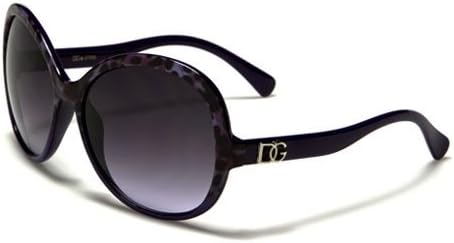 Fashion Eyewear New 2014 Ladies Round Retro Animal Print Sunglasses-DG13724 (Purple Leopard)