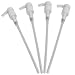 Bar5F Pack of 4, Best Shampoo/Conditioner Dispenser Pump Bottles for 1 L/33.8 oz.