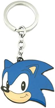 Athena Brand Sonic The Hedgehog Game Gaming Key Ring Keychain for House Boat Auto Keys