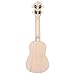 21 inch Ukulele DIY Kit Set, Lindenwood Body Neck Bridge Fretboard Ukulele Crafts for Learning Children's Gift