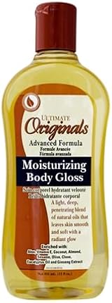 Africa's Best Ultimate Organics Moisturizing Body Gloss 355ml 12oz Dry Ashy Skin view 2