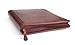 Executive Office Solutions Professional Business Padfolio Portfolio Briefcase Style Organizer Folder with Handles Notepad and 3 Ring Binder Synthetic Leather – Brown (F044)
