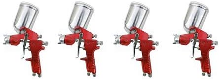 SPRAYIT SP-352 Gravity Feed Spray Gun with Aluminum Swivel Cup (4-(Pack))