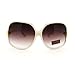 Womens Extra Oversized Round Designer Fashion Exposed Lens Butterfly Sunglasses