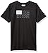 Columbia Kids & Baby Big Boys’ PFG Finatic Short Sleeve Shirt, Black Fish Flag, Largethumb 1