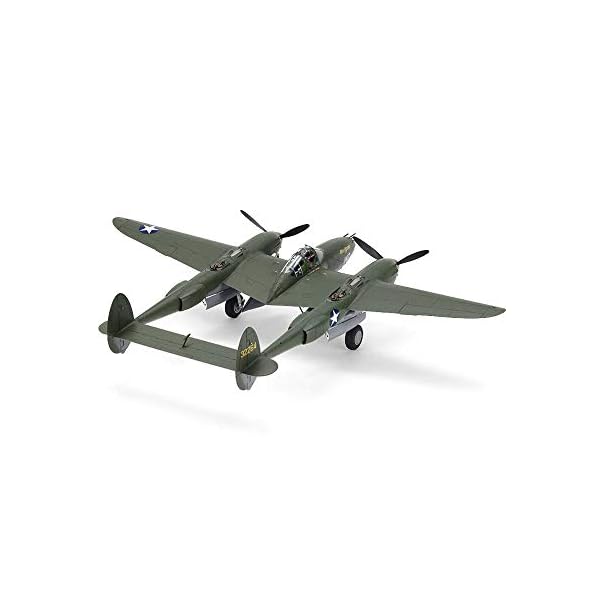 TAMIYA 300061120 1:48 US P-38 F/G Lightning, originalgetreue Nachbildung, Modellbau, Plastik Bausatz, Basteln, Hobby… – Bild 3