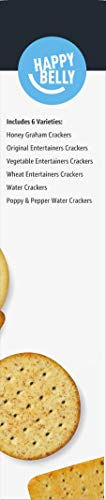 AMAZON BRAND – HAPPY BELLY ENTERTAINMENT CRACKERS, ASSORTED ENTERTAINER, 8.8 OUNCE (PACK OF 1)