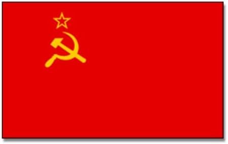 USSR Soviet Union Flag with Weatherproof, Flag, Multi, 150 x 90 x 1 cm