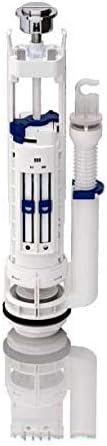 Geberit, Discharge Mechanism Geberit 290 Series, Double Discharge: Bright Chrome (282.302.21.2), Glossy Chrome