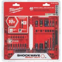Milwaukee electric tools bit drill/driver impact 40pc 48-32-4006