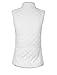 makeitmint Women's Basic Solid Quilted Padding Jacket Vest w/ Pockets Medium YJV0002_White