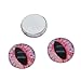 Glass Dragon Cat Eye Flatback Dome Cabochon for Jewelry or Doll Eyes Making (20MM-100PCS)