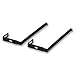 Officemate Universal Partition Hanger Set, Adjusted to fit panels with 1 1/4 inch to 3 1/2 inch thickness, Metal Black (21460) primary