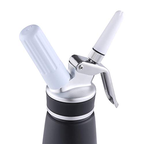 PROFESSIONAL ALUMINUM WHIPPED CREAM DISPENSER Stainless Steel trigger
