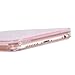 iPhone 7 Plus , Dynamic Hard Case Glitter Bumper for Apple Clear Cover - Fabulous Quotes from Alice in the Wonderland You are All Mad Here
