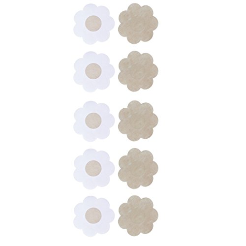 10 x Nipple Pasties Nippleless Cover & 10 x Bra Lift Tape Adhesive Disposable - Thumbnail 3