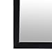 Pinnacle Frames and Accents Small Decorative 4 Inch x 12 Inch Mirror with Classic Black Frame