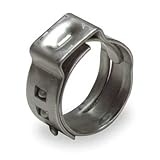 Hose Clamp, SS, Nom.Size. 23/32 In., PK100