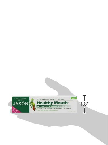 Jason Healthy Mouth Anti-Cavity & Tartar Control Gel, Tea Tree Oil & Cinnamon, 6 Oz - Image 6