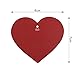 TUPARKA 80 Pcs Red Paper Hearts Paper Kraft Gift Tags Heart Shape with String For Valentines Day Decorations Valentines Gift Favor Tags (Come With 20m Jute Twine)
