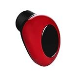Bluetooth earbuds,Bpuls wireless headphones V4.1 Mini Invisible Car and sport Headset [Magnetic Charging] Single In Ear Earpiece Smallest Wireless Bluetooth Earbud Earphone with HD Mic (Red)
