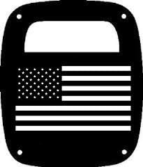 Jeep Wrangler TJ Model FLAG Tail Light Guards
