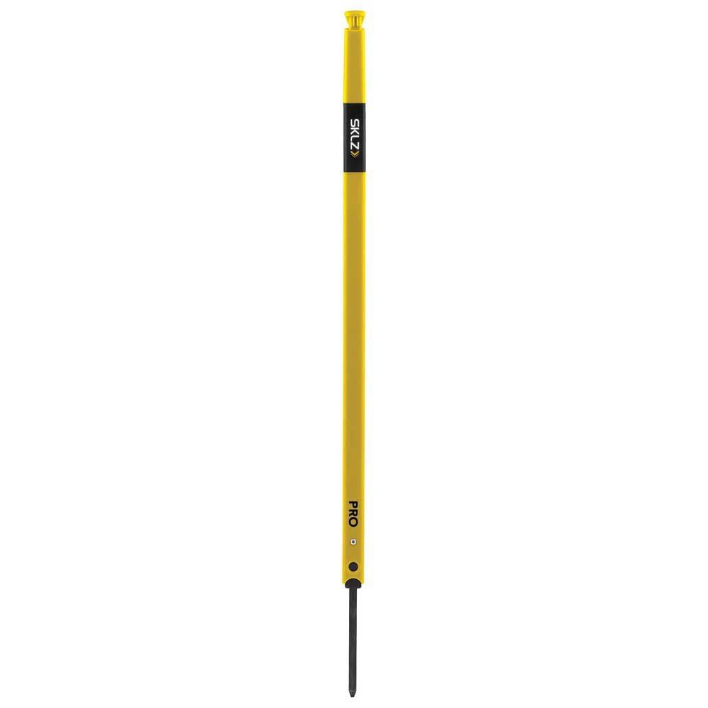 SKLZ Pro Training Agility Poles, Versatile Telescoping Design for Soccer Training, Set of 8, Ideal for Grass, Turf, Courts - Lightweight, Adjustable Heights 24cm, 45cm, 60cm for All Skill Levels