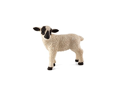 Mojo Fun 387059 Black Faced Lamb Standing - Realistic Farm / Ranch / Barnyard Animal Toy Replica