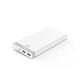 imuto 10000mAh Portable Charger Power Bank, Ultra Slim External Battery Pack with LED Digital Display and Dual USB Output for iPhone X 10 8 7 Plus, Galaxy S8, Note 8, Nintendo Switch, Tablets and More