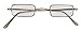 Forum Novelties Men's Square Novelty Glasses, Metallic, One Size