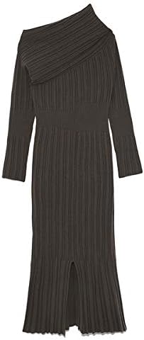 Amazon Co Jp Snidel Swno5039 Women S One Shoulder Rib Dress Clothing Accessories