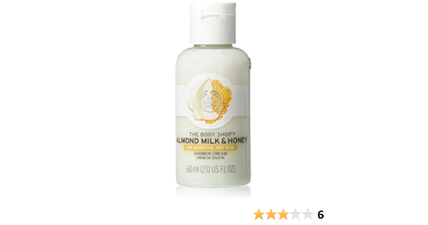 almond milk and honey shower cream
