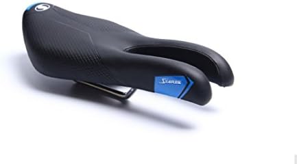 bisiklet selesi topcrazy u no burun mountain bisiklet koltuk professional road erkek mtb jel sele bisiklet cok rahat bisiklet koltuk 10 6 x 5 2 icin siyah mavi amazon com tr