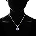Ice Gems Sterling Silver Tanzanite Flower Cluster Necklace