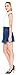 Megan apparel Women's Stretchy Flared Casual Mini Skater Denim Skirt, Blue, Large