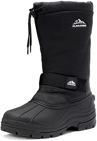 Amazon.com | Mens Snow Boots Waterproof Insulated Winter  display picture 2