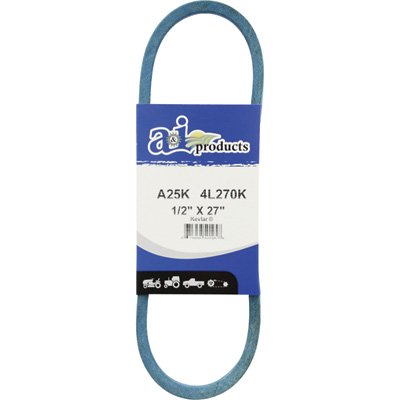 Pix A & I Products Blue Kevlar V-Belt with Kevlar Cord - 27in.L x 1/2in.W, Model# A25K/4L270K