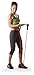 Valeo 4-Foot Medium Resistance Tube With Cushion Foam Handles And Exercises Included To Improve Balance, Coordination, Flexibility, and Strength, VA4517RE,Red