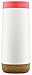 Ello Cole Vacuum Insulated Stainless Steel Water Bottle with Slider Lid, 16 oz, Coral