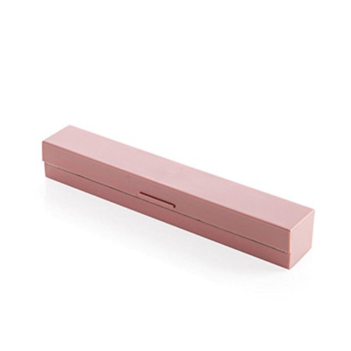 Voberry Food Wrap Dispenser, Foil and Cling Film Cutter Plastic Storage Holder Kitchen Accessories (Pink)