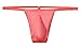 Soojun Men's No Stitching T-Back Underwear Ice Silk Soft G-String, X-Large, Orange