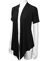 EIMIN - Cárdigan básico de manga corta para mujer (S-3XL)