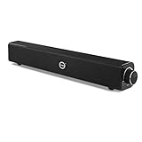 Sound Bar,TV Sound Bar Wired and Wireless Bluetooth Audio Double Bass Speakers for TV,PC,Cellphone and Home Theater Surround Sound Bar (Black)