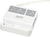 APC 3-Outlet Surge Protector 1080 Joule with 3 USB Charging Ports, SurgeArrest Essential (P3U3)