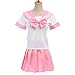 Ninimour- Japan School Uniform Dress Cosplay Costume Anime Girl Lady Lolita (XL, Pink)